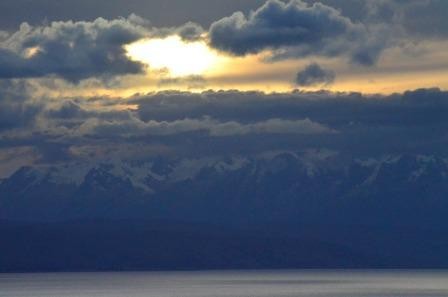 Lever de soleil sur le Lac Titicaca, Isla del Sol